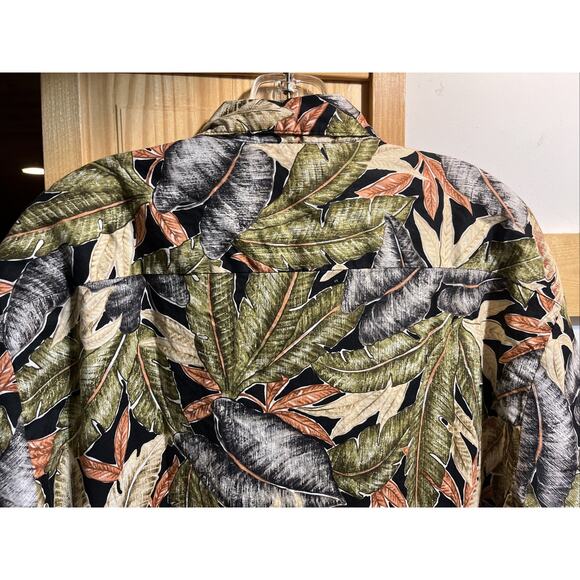 Tori Richard Vintage Men’s L Floral SS Button Down Cotton Hawaiian Shirt - Picture 8 of 10